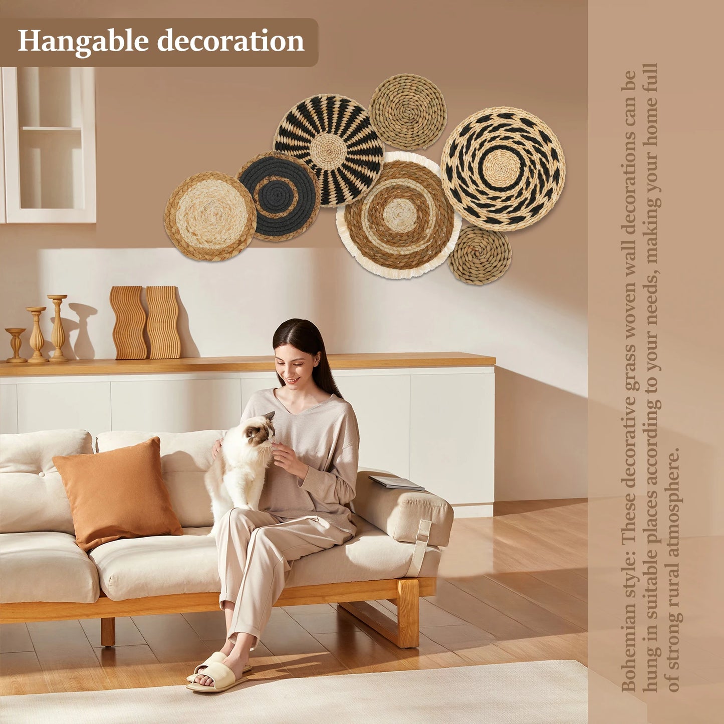 Kasbah Woven Basket Set – Timeless Moroccan Craft for the Modern Home