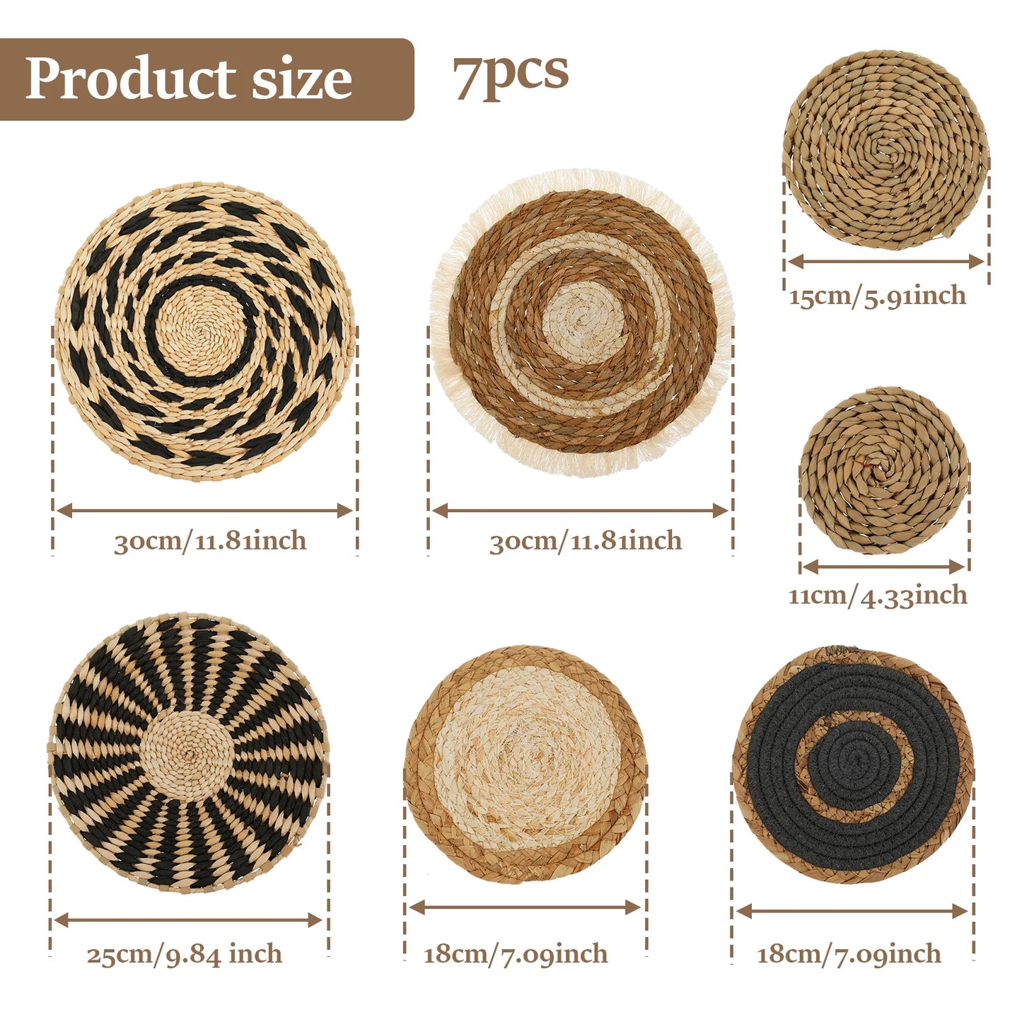 Kasbah Woven Basket Set – Timeless Moroccan Craft for the Modern Home